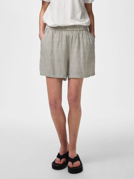 Pieces PCPIA LINEN BLEND SHORTS, Birch, highres - 17152062_Birch_1235735_003.jpg