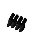 Product image thumbnail - PCGILLY 4-PACK FOOTLETS, Black | 2