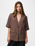 Product image thumbnail - PCGERRY 2/4 SLEEVED BLAZER, Coffee Quartz | 1