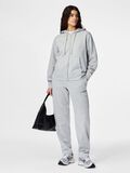 Product image thumbnail - PCCHILLI SWEAT-SHIRT ZIPP&Eacute; &Agrave; CAPUCHE, Light Grey Melange | 5