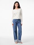 Product image thumbnail - PCMARIE POINTELLE CARDIGAN, Cloud Dancer | 3