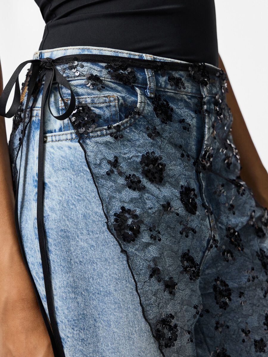 Carousel image - PCNATASJA - DENTELLE PARÉO, Black | 4