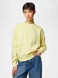 Product image thumbnail - PCCHILLI LOOSE FIT SWEATSHIRT, French Vanilla | 1