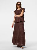Product image thumbnail - PCASTRID MAXI SKIRT, Hot Fudge | 5