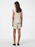 Product image thumbnail - PCPIA LINEN BLEND SHORTS, Birch | 2