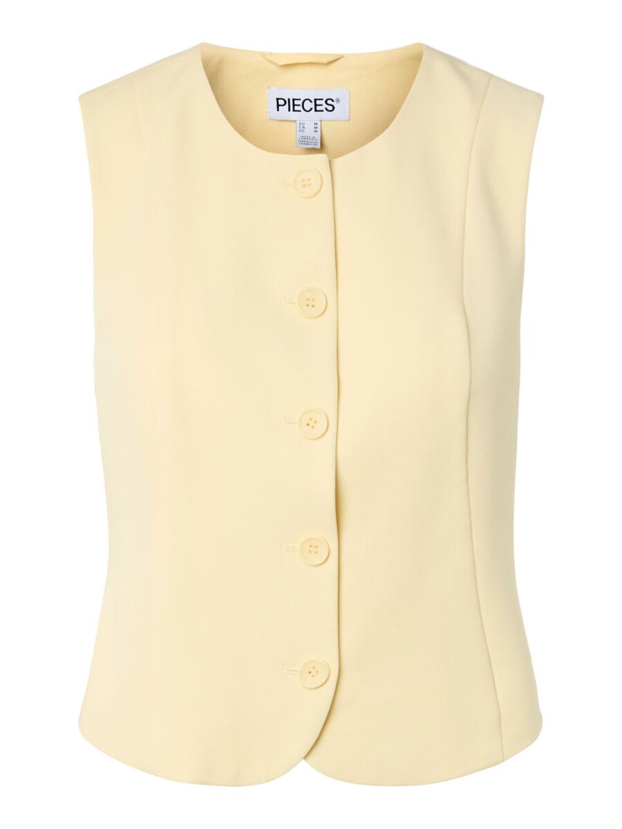 Carousel image - PCKAMIL FITTED  VEST, French Vanilla | 7