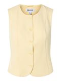 Product image thumbnail - PCKAMIL FITTED  VEST, French Vanilla | 7