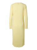 Product image thumbnail - PCFLORA MIDI DRESS, French Vanilla | 7