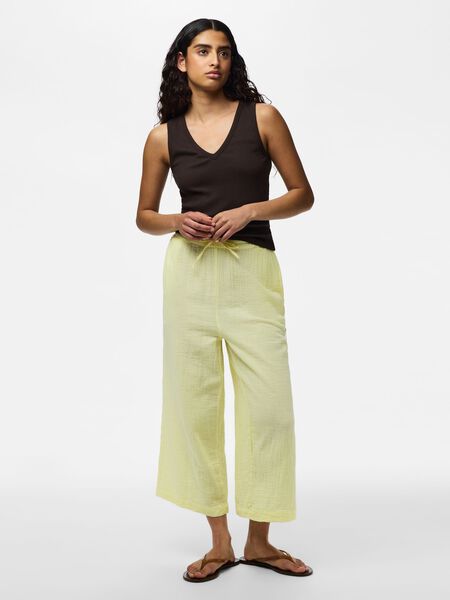 Pieces PCSASTINA HW MUSSELIN CULOTTE, French Vanilla, highres - 17156930_FrenchVanilla_005.jpg