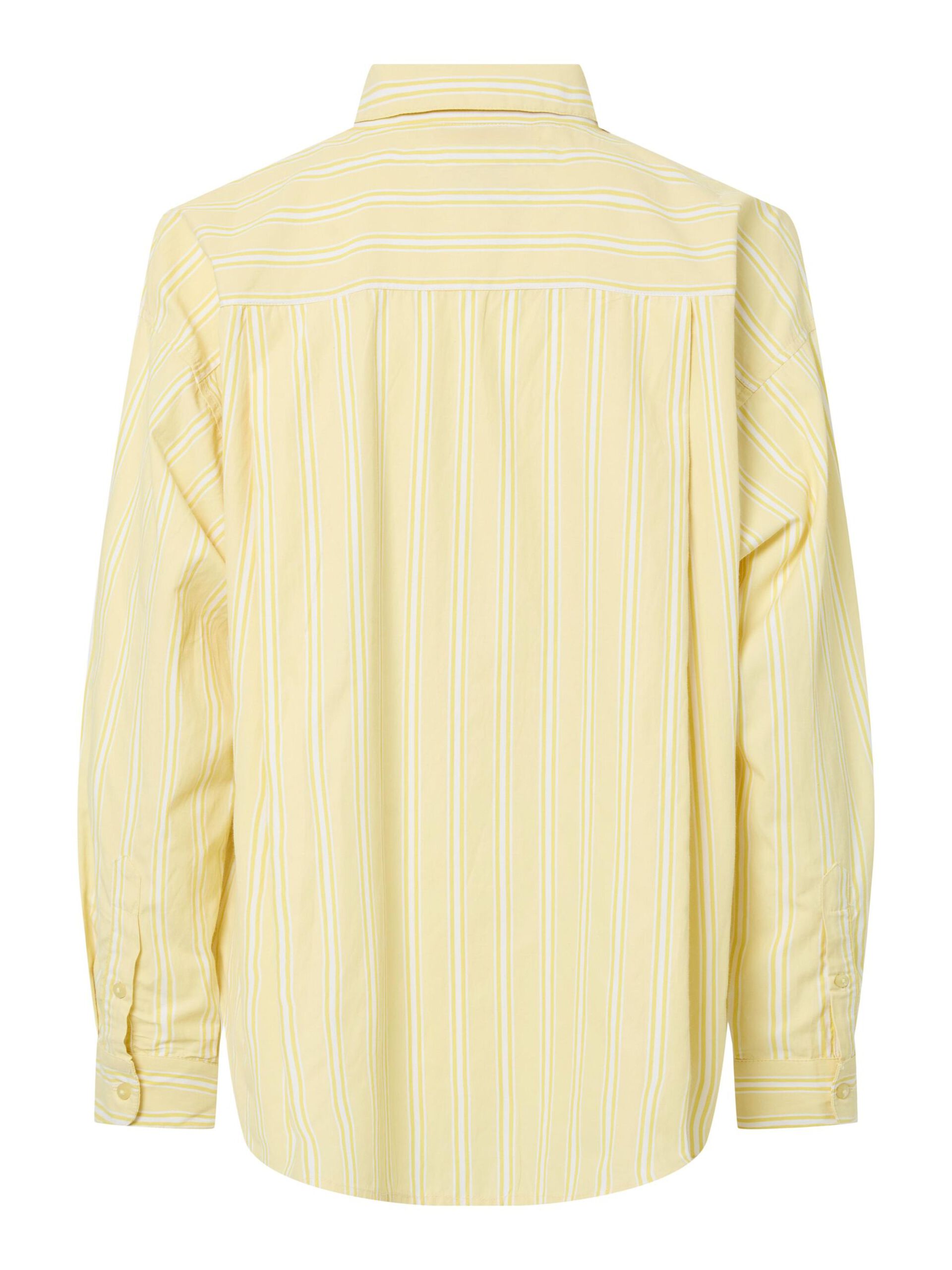 Carousel image - PCFEMME STRIPED SHIRT, Pale Banana | 6