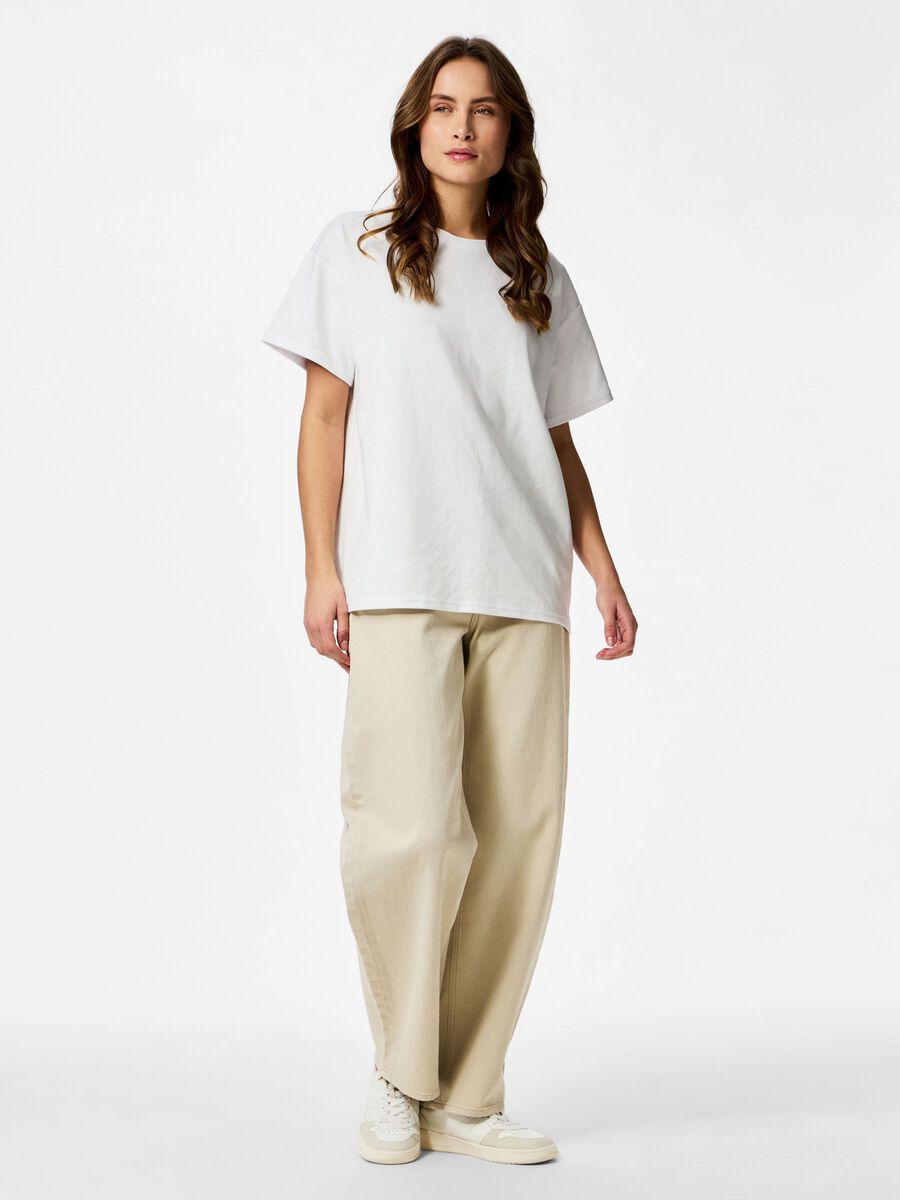 Carousel image - PCSKYLAR OVERSIZED T-SHIRT, Bright White | 3