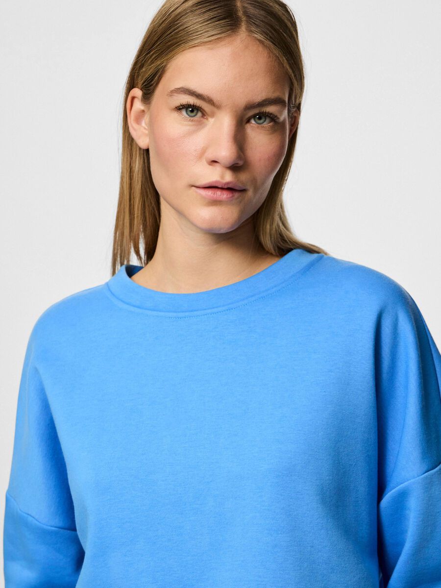 Carousel image - PCCHILLI SWEATSHIRT, Azure Blue | 4