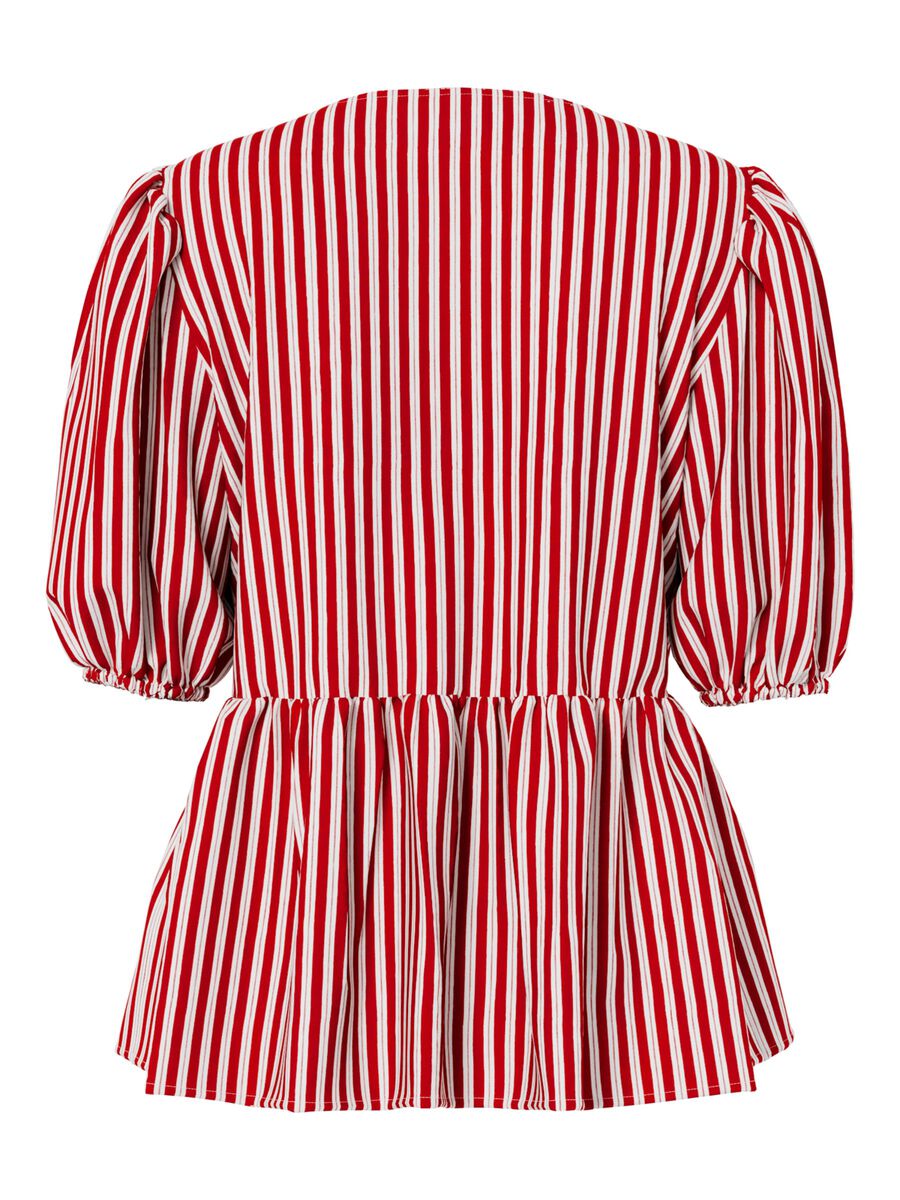 Carousel image - PCJOLLY TIE PUFF SLEEVED TOP, Adrenaline Rush | 7