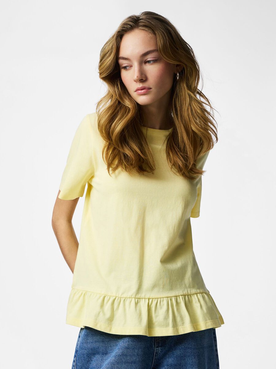 Product carousel image - PCDISSO T-SHIRT, French Vanilla | 1