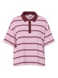 Product image thumbnail - PCSADIE POLO T-SHIRT, Roseate Spoonbill | 5