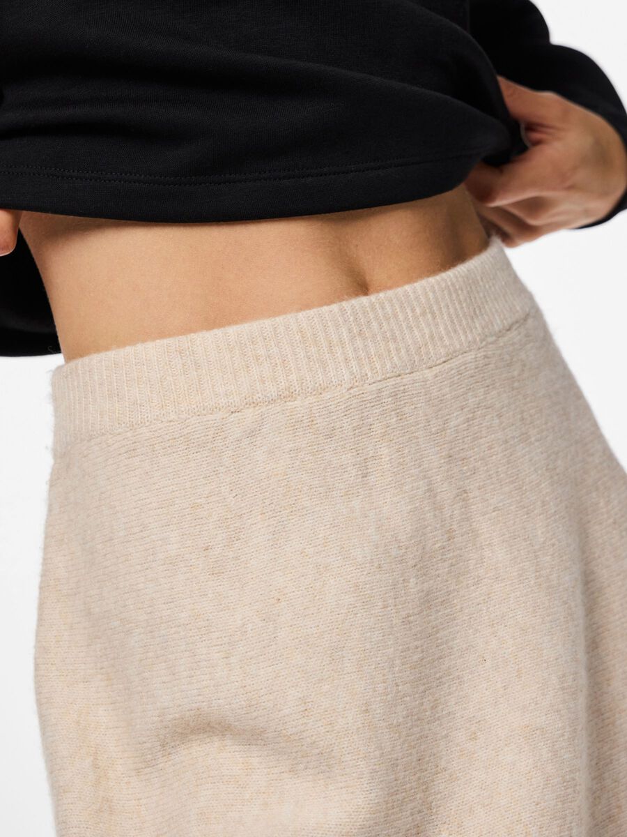 Carousel image - PCMALOU MINI SKIRT, Silver Gray | 4