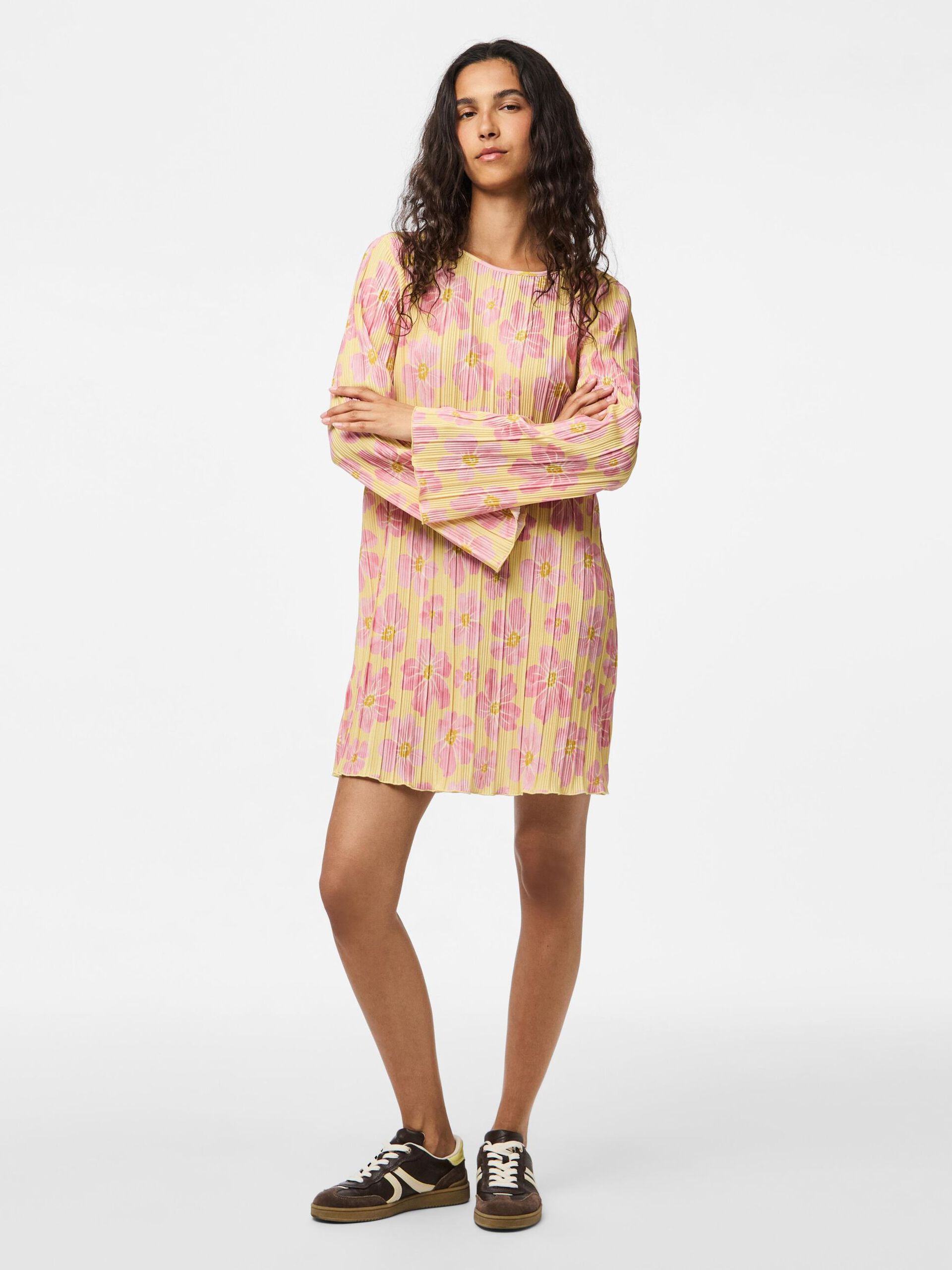 Carousel image - PCAMBER MINI DRESS, Mellow Yellow | 3