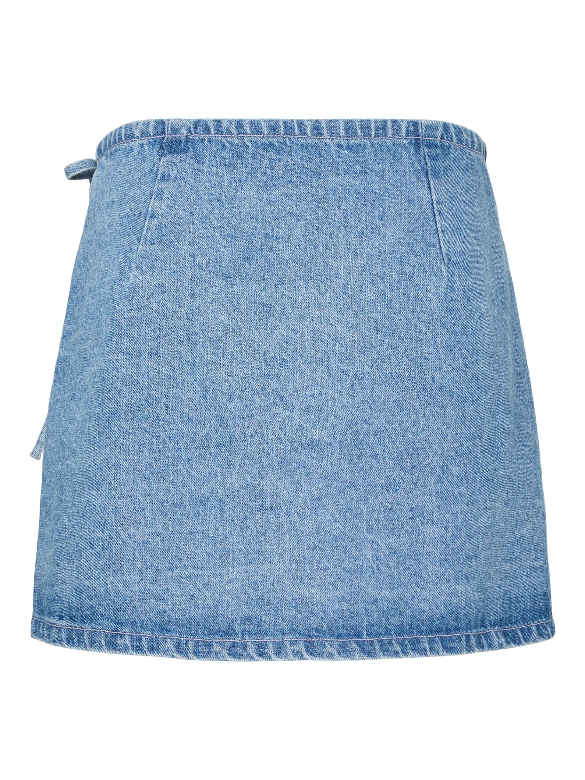 Carousel image - PCFLORA DENIM WICKELROCK, Light Blue Denim | 7