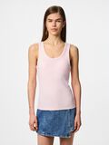 Product image thumbnail - PCMAY RIBBED TANK TOP, Pink-A-Boo | 1