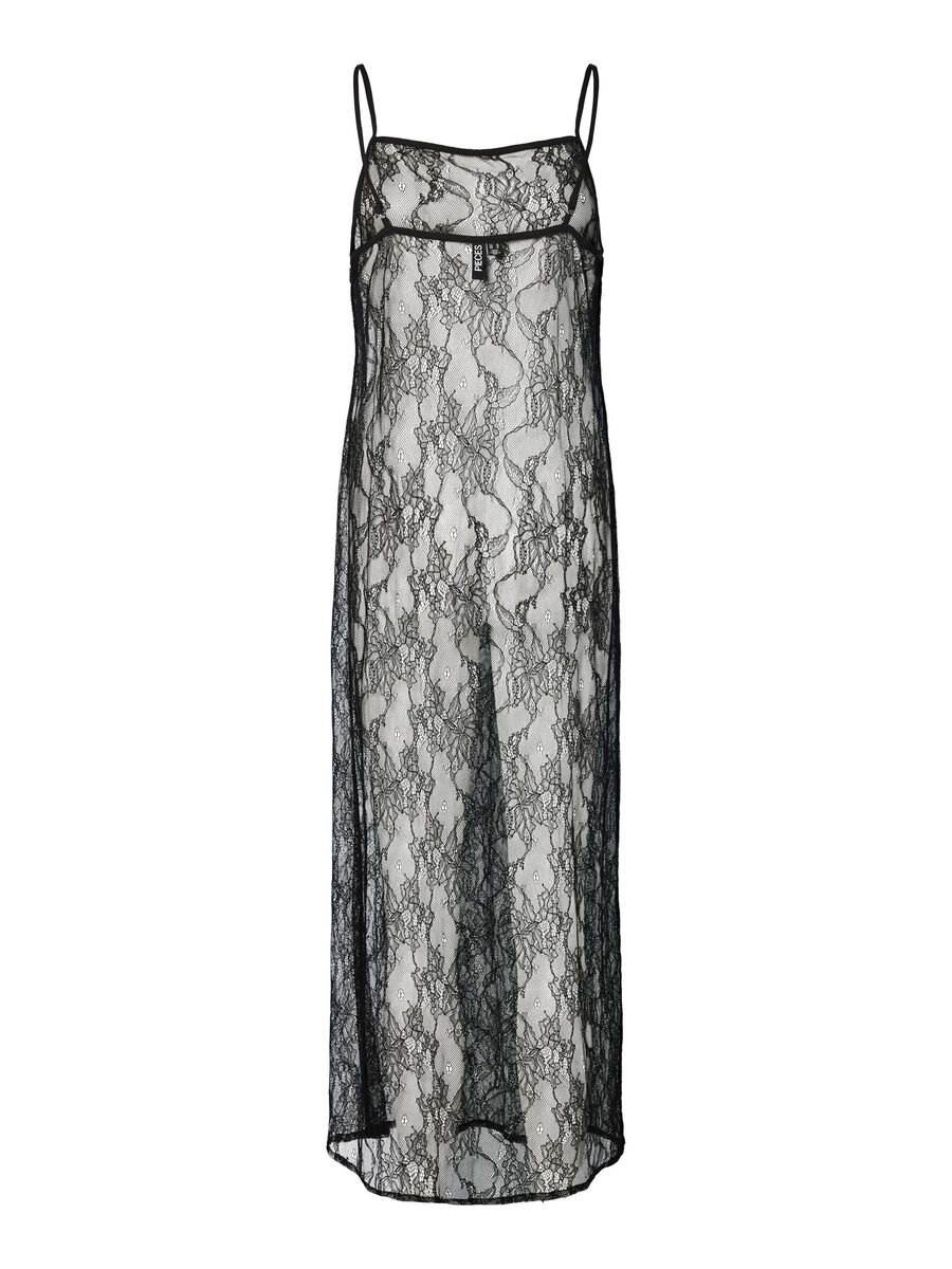 Carousel image - PCFRILLE LACE MIDI DRESS, Black | 6