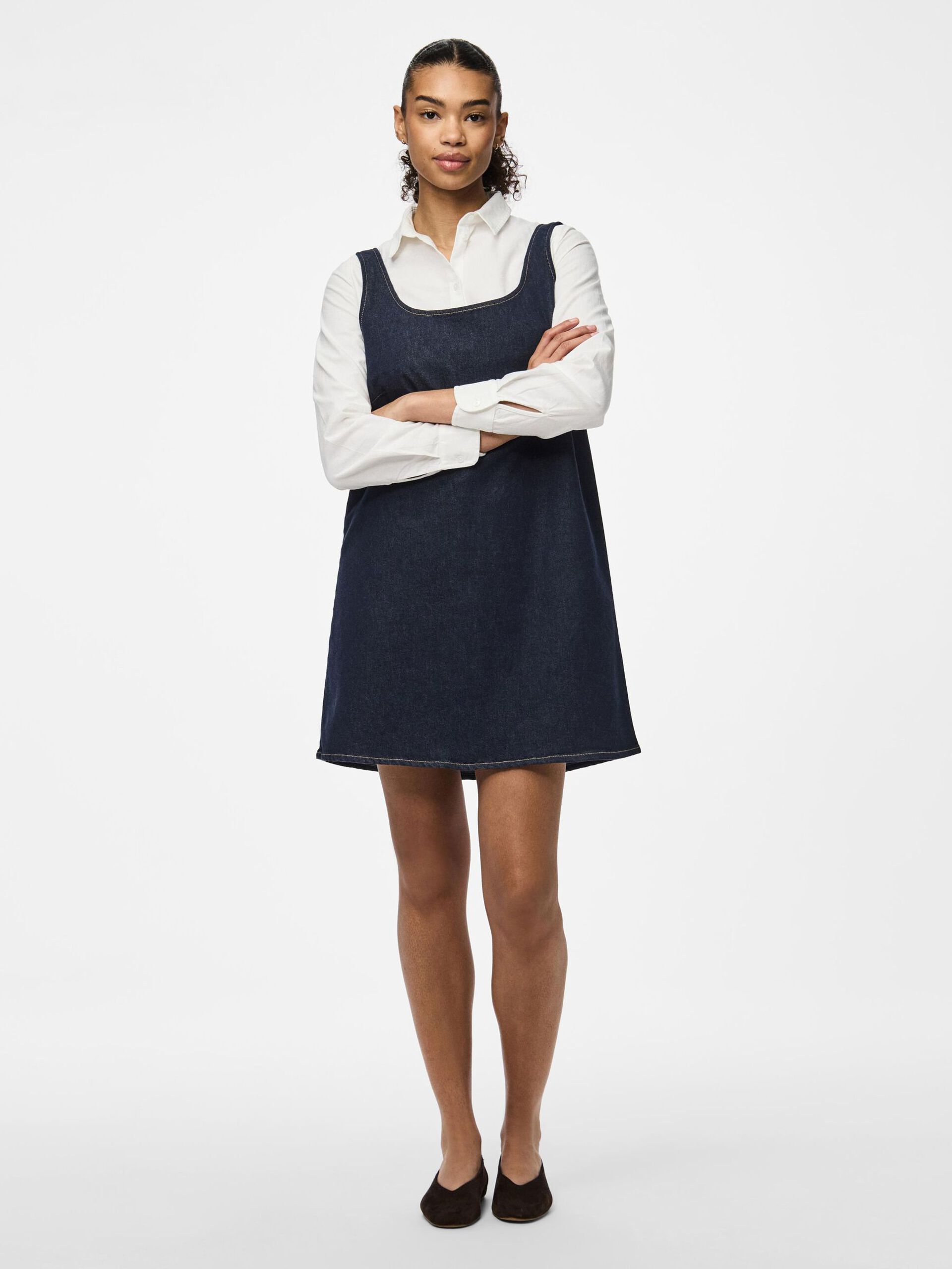 Carousel image - PCFRANNA DENIM SPENCER DRESS, Dark Blue Denim | 5