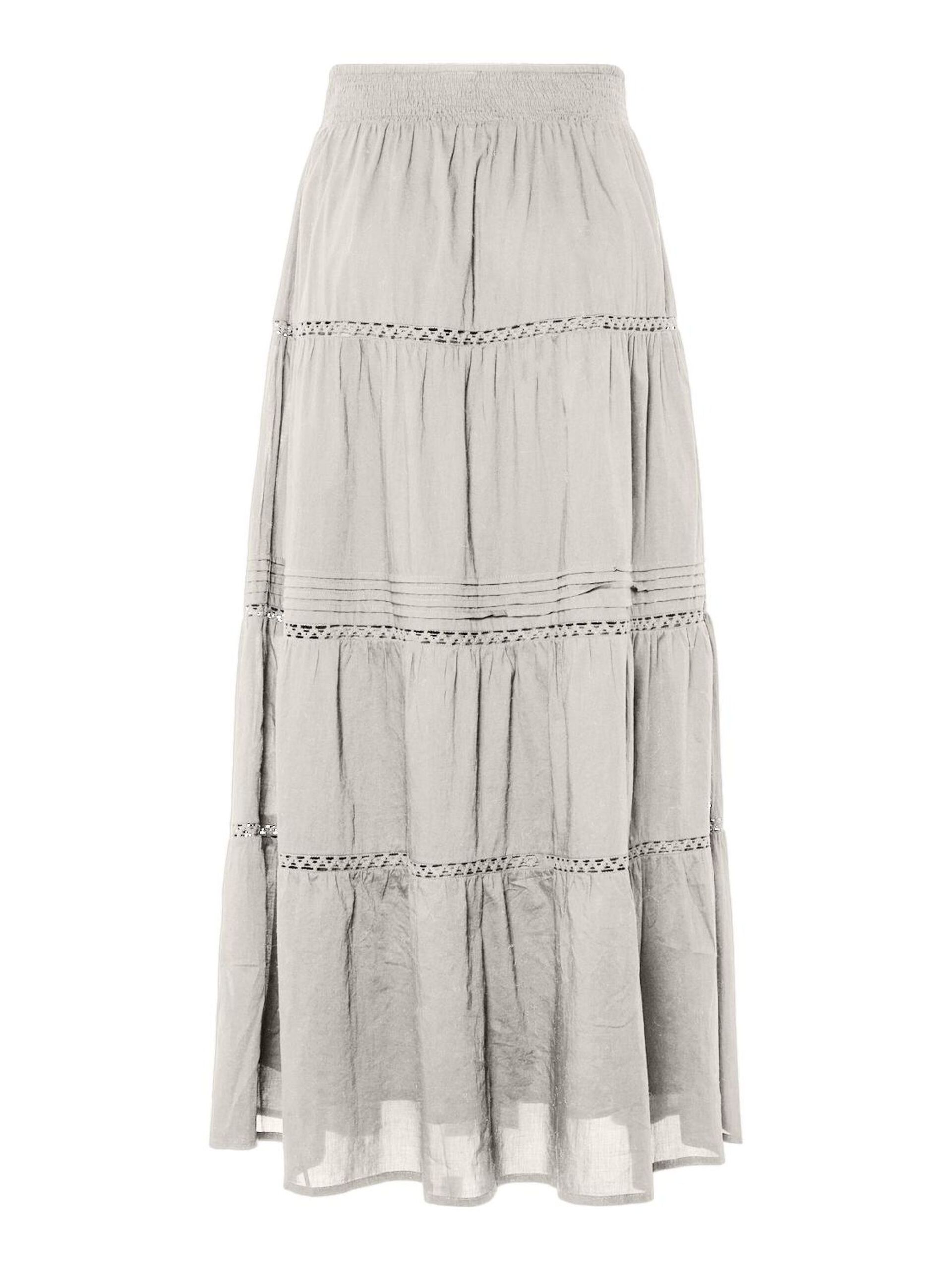 Carousel image - PCASTRID MAXI SKIRT, White Sand | 8