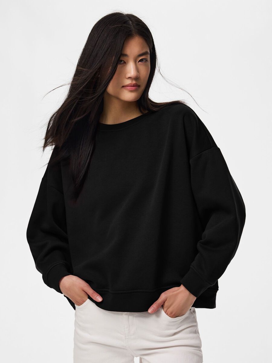 Product carousel image 1 PCCHILLI LOOSE FIT SWEATSHIRT, Black