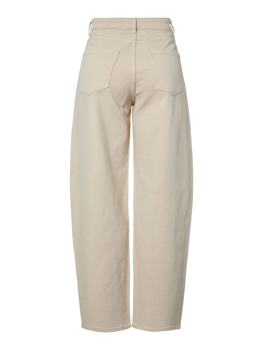 Carousel image 2 PCGRACE MW BARREL FIT JEANS, Silver Lining