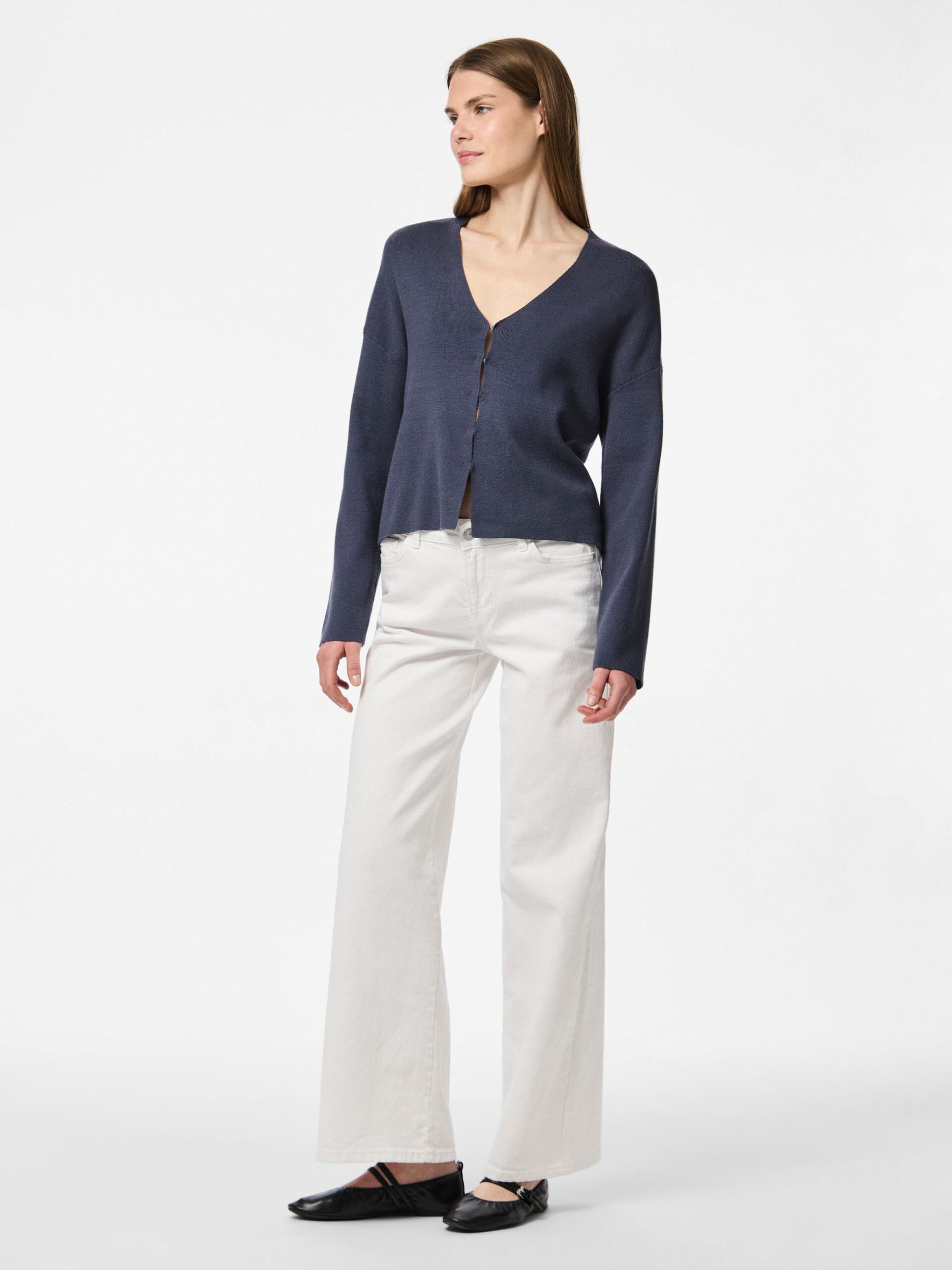 Carousel image - PCTIA KNITTED CARDIGAN, Ombre Blue | 3