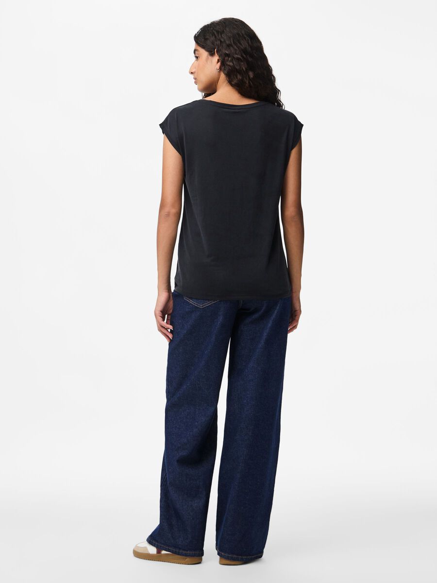 Carousel image - PCKAMALA T-SHIRT, Black | 2