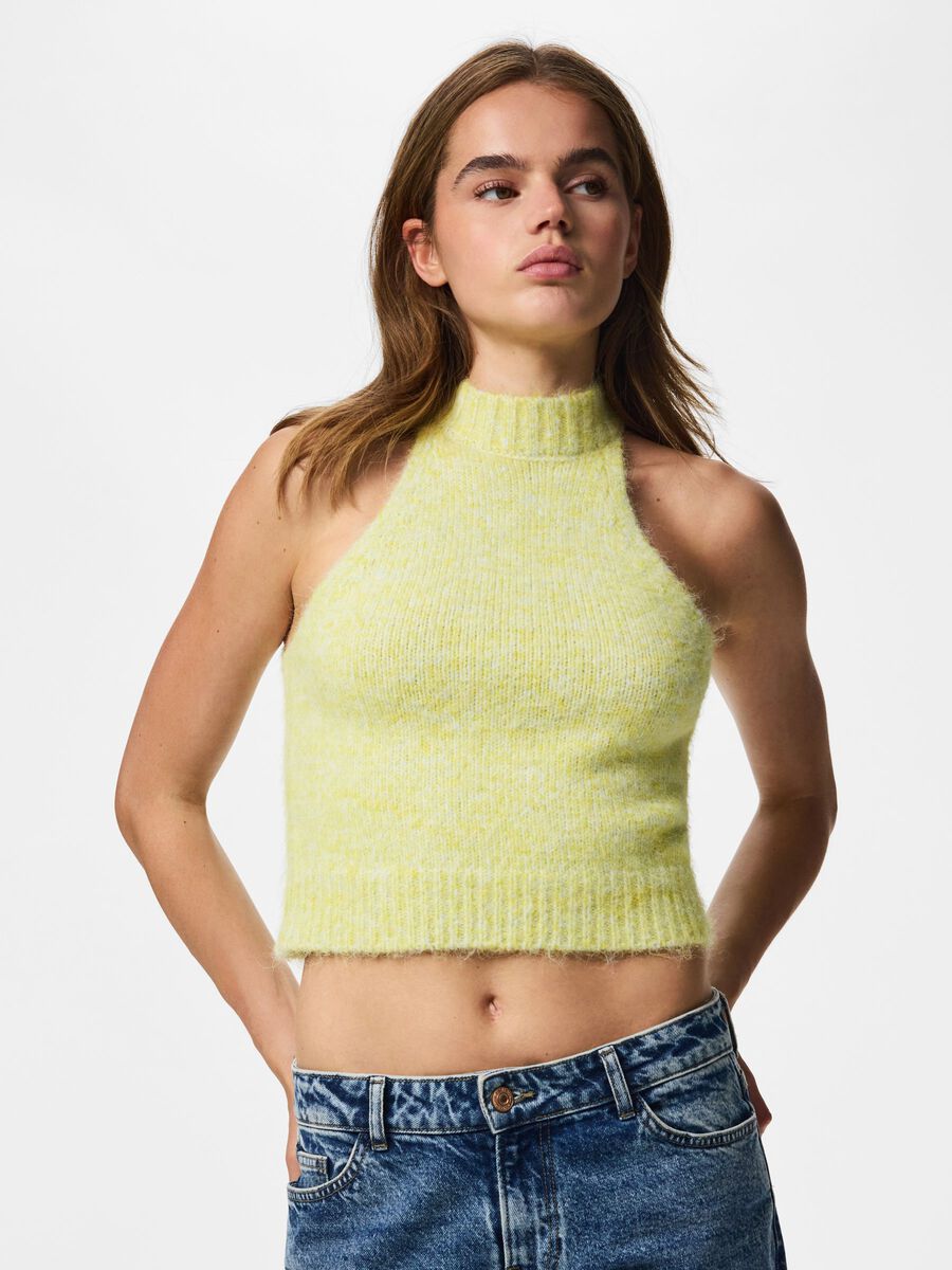Product carousel image 2 PCSOFTCRUSH KNITTED TOP, Buttercup