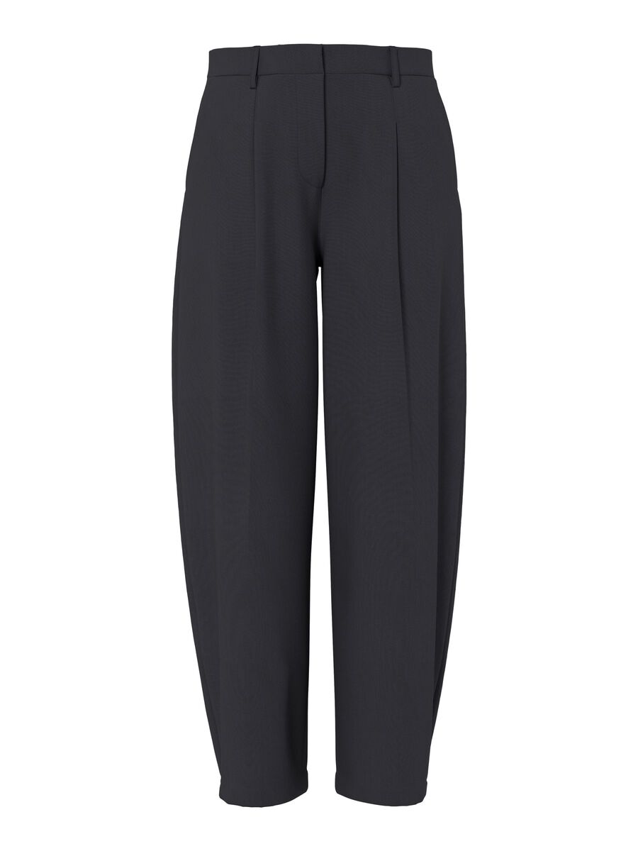 Product carousel image - PCBOSELLA MW BARREL TROUSERS, Black | 2