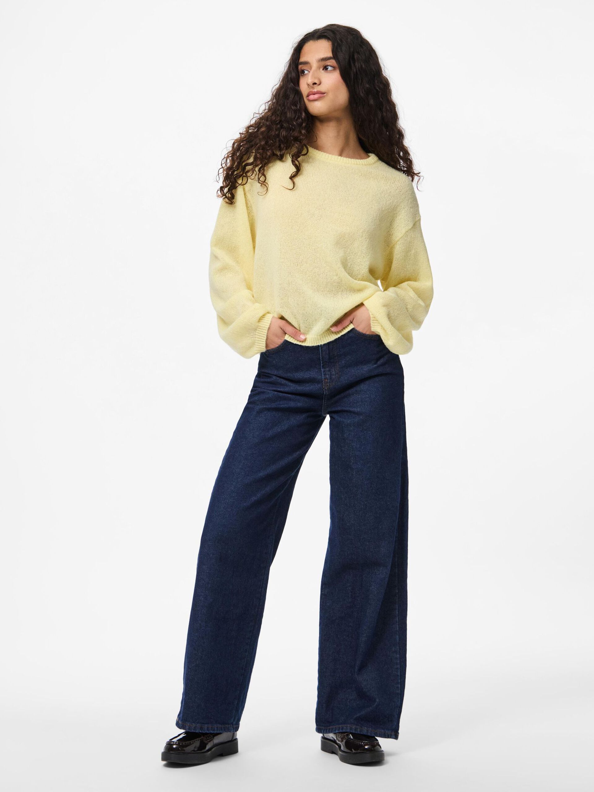 Carousel image - SWETER Z DZIANINY, French Vanilla | 3