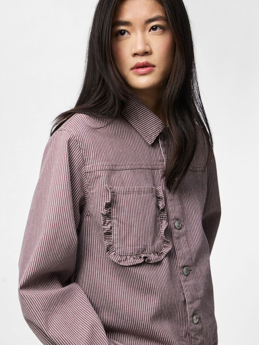 Carousel image - PCBILLO DENIM JACKET, Sparrow | 4