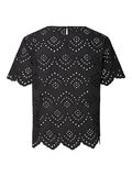 Product image thumbnail - TOP Z KR&Oacute;TKIMI RĘKAWAMI, Black | 8