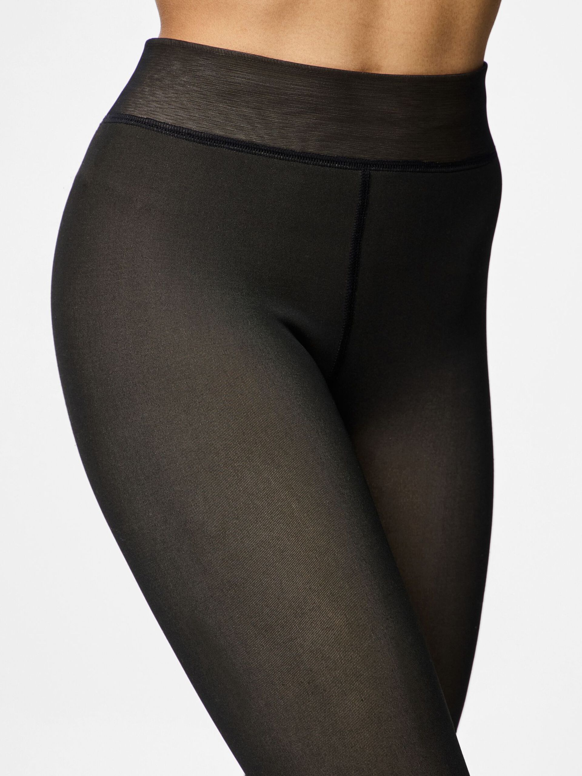 Carousel image - PCSOPHIE FLEECE TIGHTS, Black | 9