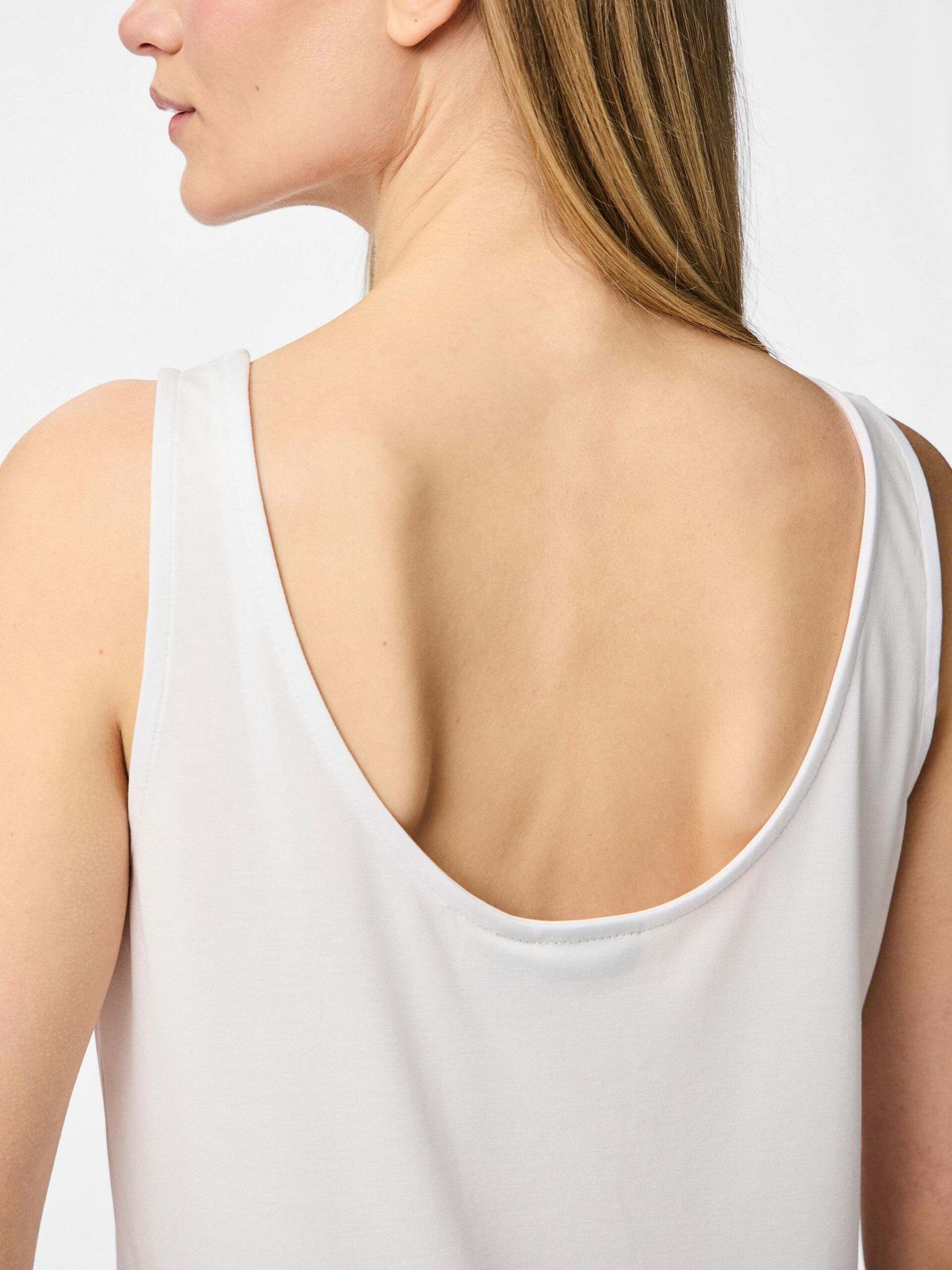Carousel image - PCKAMALA TANK TOP, Bright White | 4