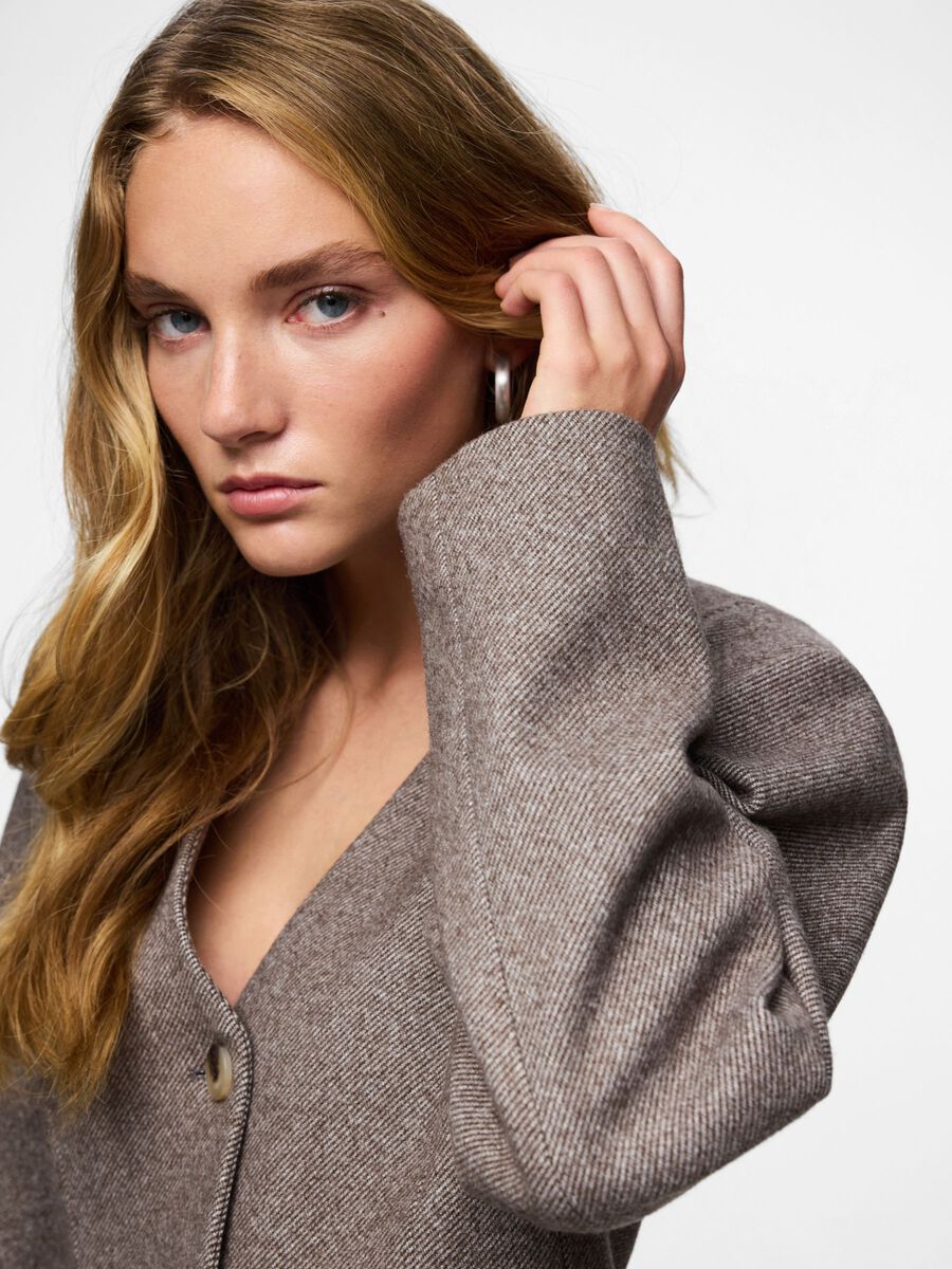 Product carousel image - PCRILEY - AJUST&Eacute; BLAZER, Hot Fudge | 1