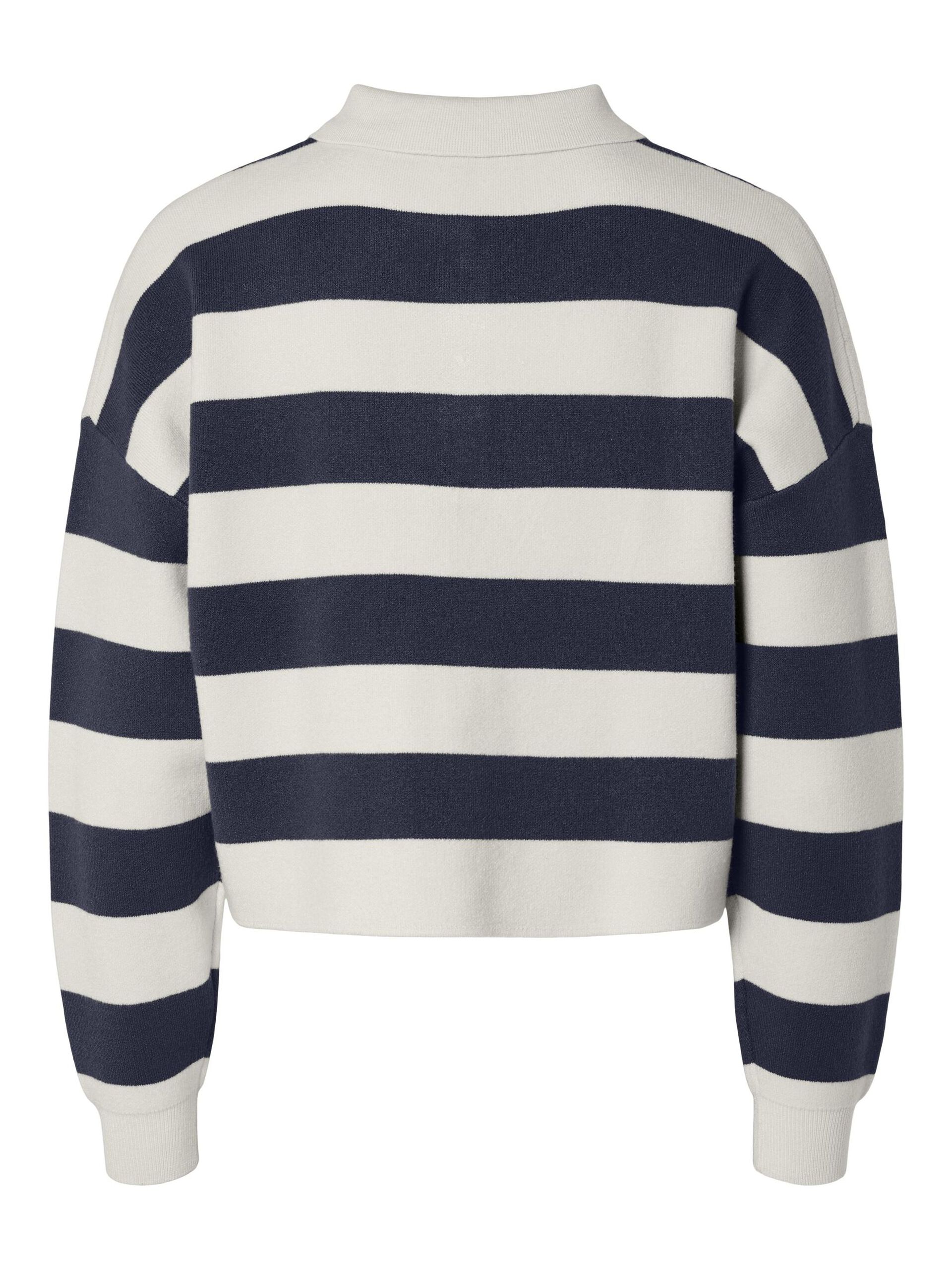 Carousel image - PCJASSY KNITTED POLO SHIRT, Maritime Blue | 6