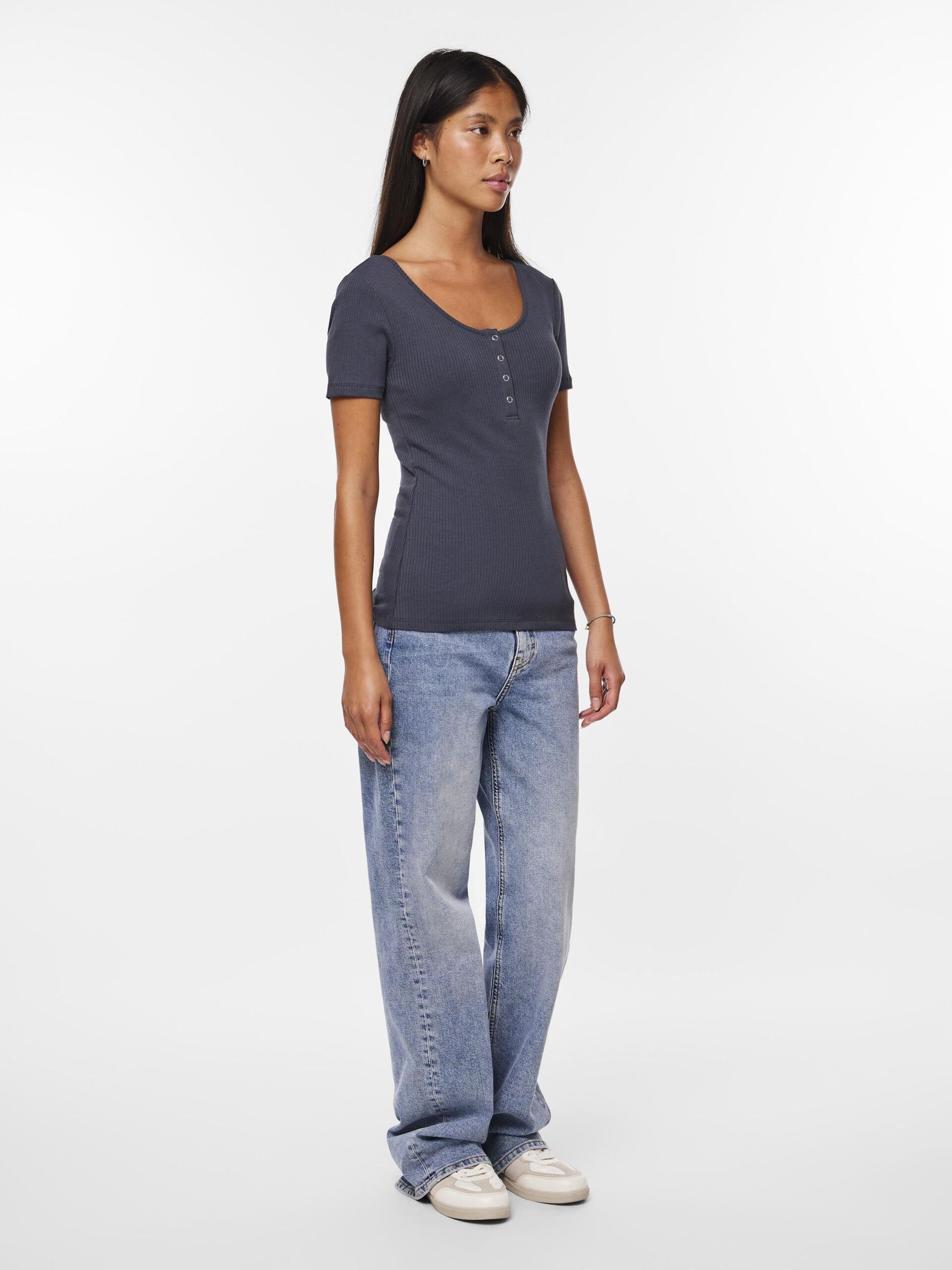 Carousel image - TOP DE MANGA CORTA, Ombre Blue | 3
