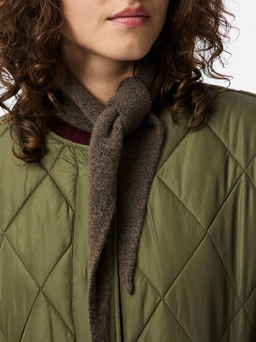 Product carousel image - PCJINE CASHMERE BLEND SCARF, Morel | 2