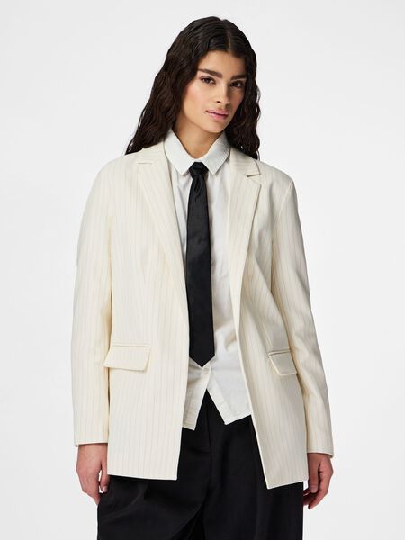 Pieces PCBOZZY STRIPED BLAZER, Birch, highres - 17130374_Birch_978747_003.jpg