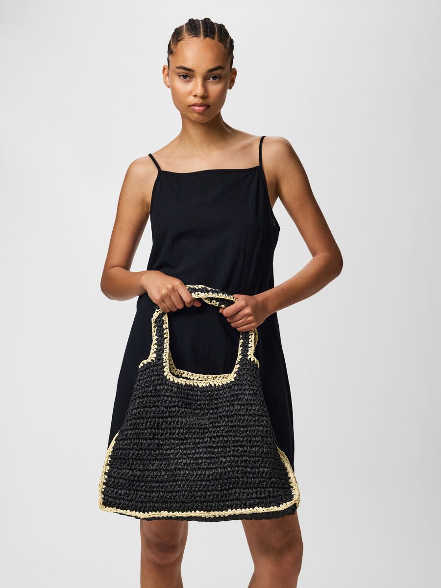 Carousel image - PCLYDIA CONTRAST  SHOPPER, Black | 3