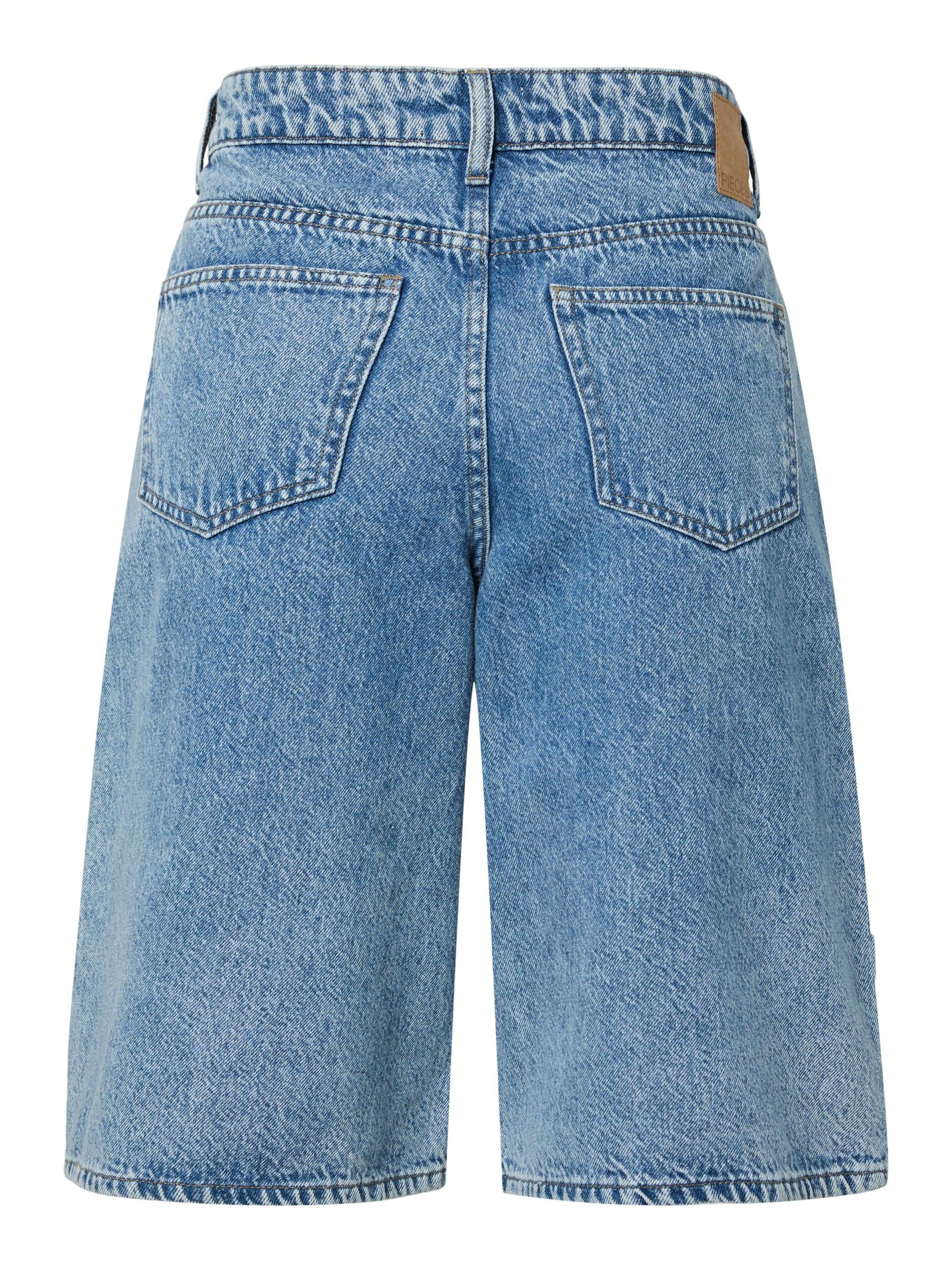 Carousel image - PCSKY MW DENIM SHORTS, Medium Blue Denim | 7