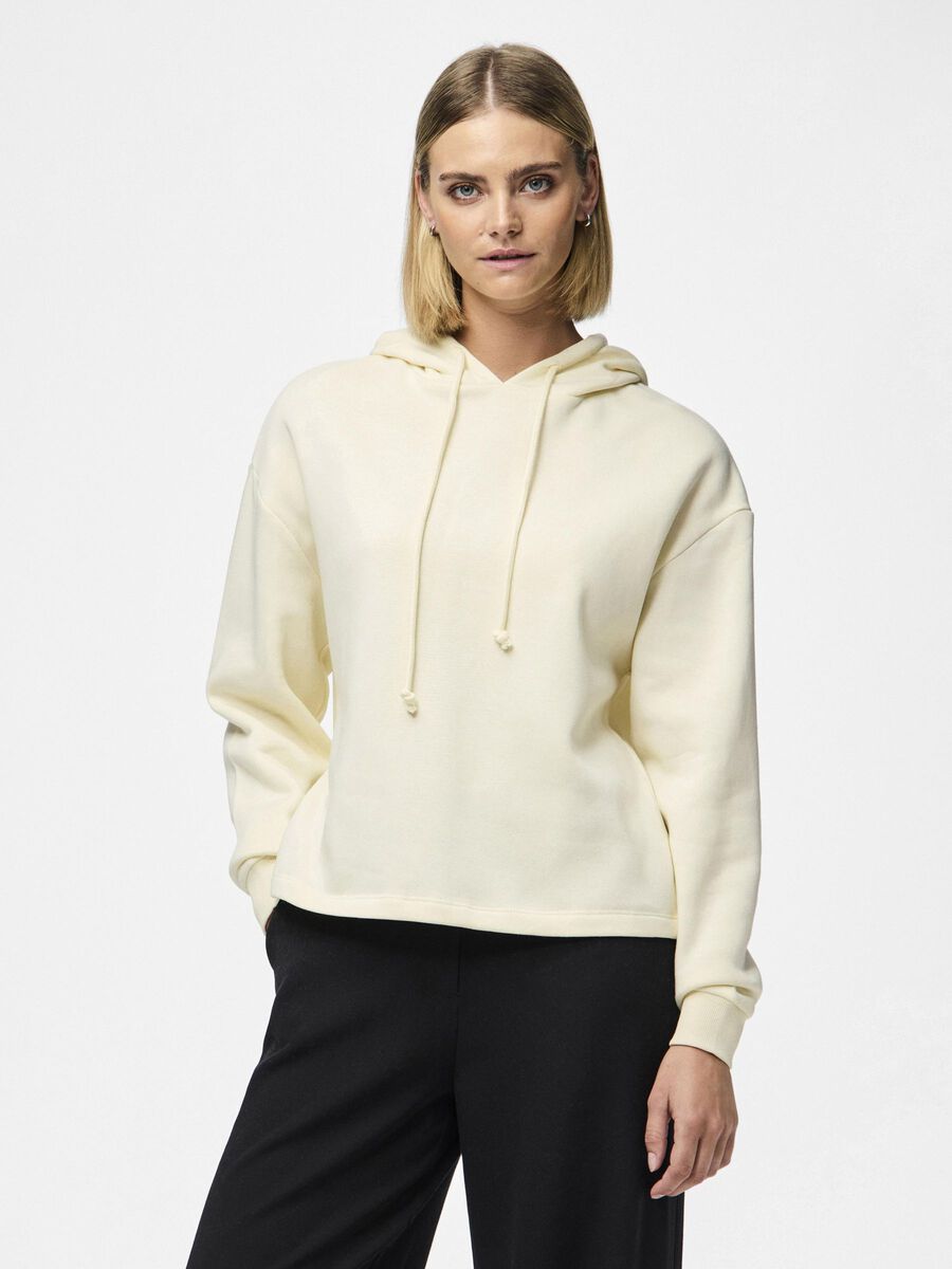 Carousel image - PCCHILLI HOODIE, White Pepper | 1