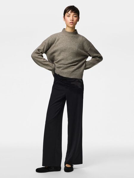 Pieces PCBIA HW WIDE-LEG TROUSERS, Black, highres - 17163394_Black_005.jpg