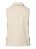 Product image thumbnail - PCGRACE DENIM POLO OBERTEIL, Ecru | 8