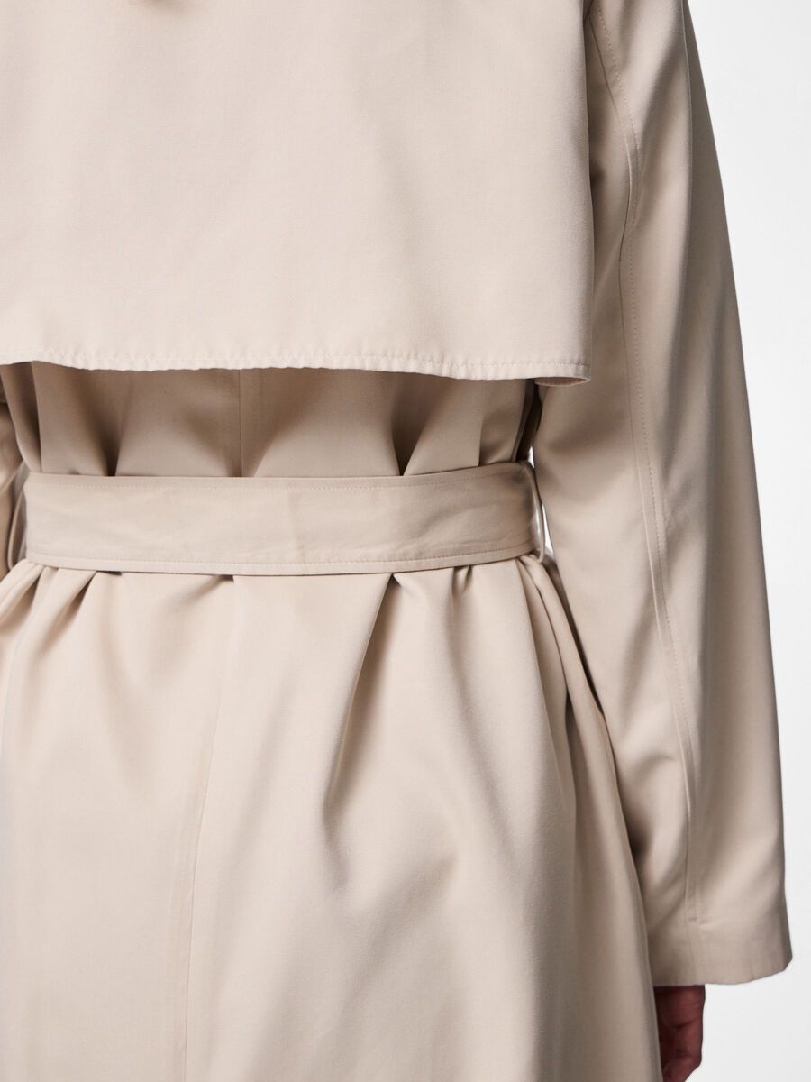 Carousel image - PCSCARLETT TRENCHCOAT, Silver Gray | 6