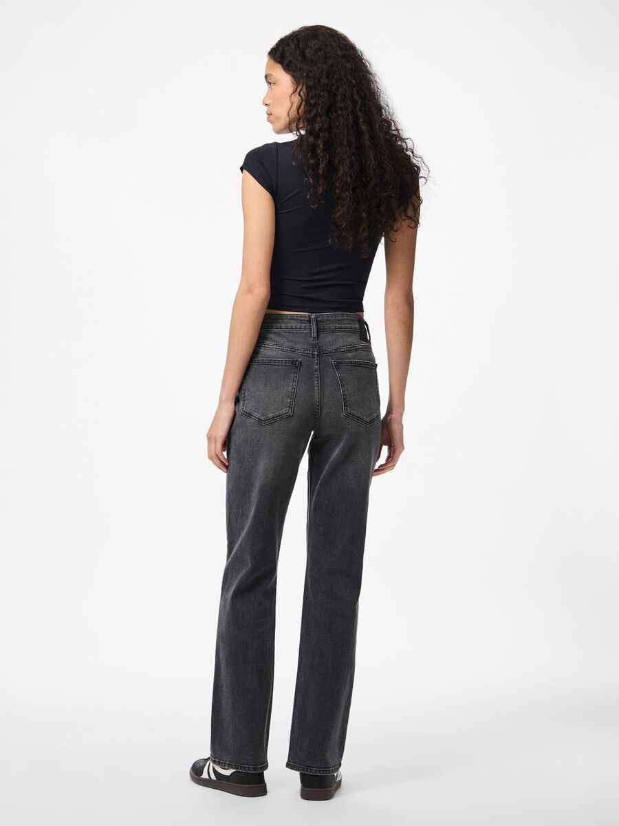 Carousel image - JEANS STRAIGHT FIT, Dark Grey Denim | 2