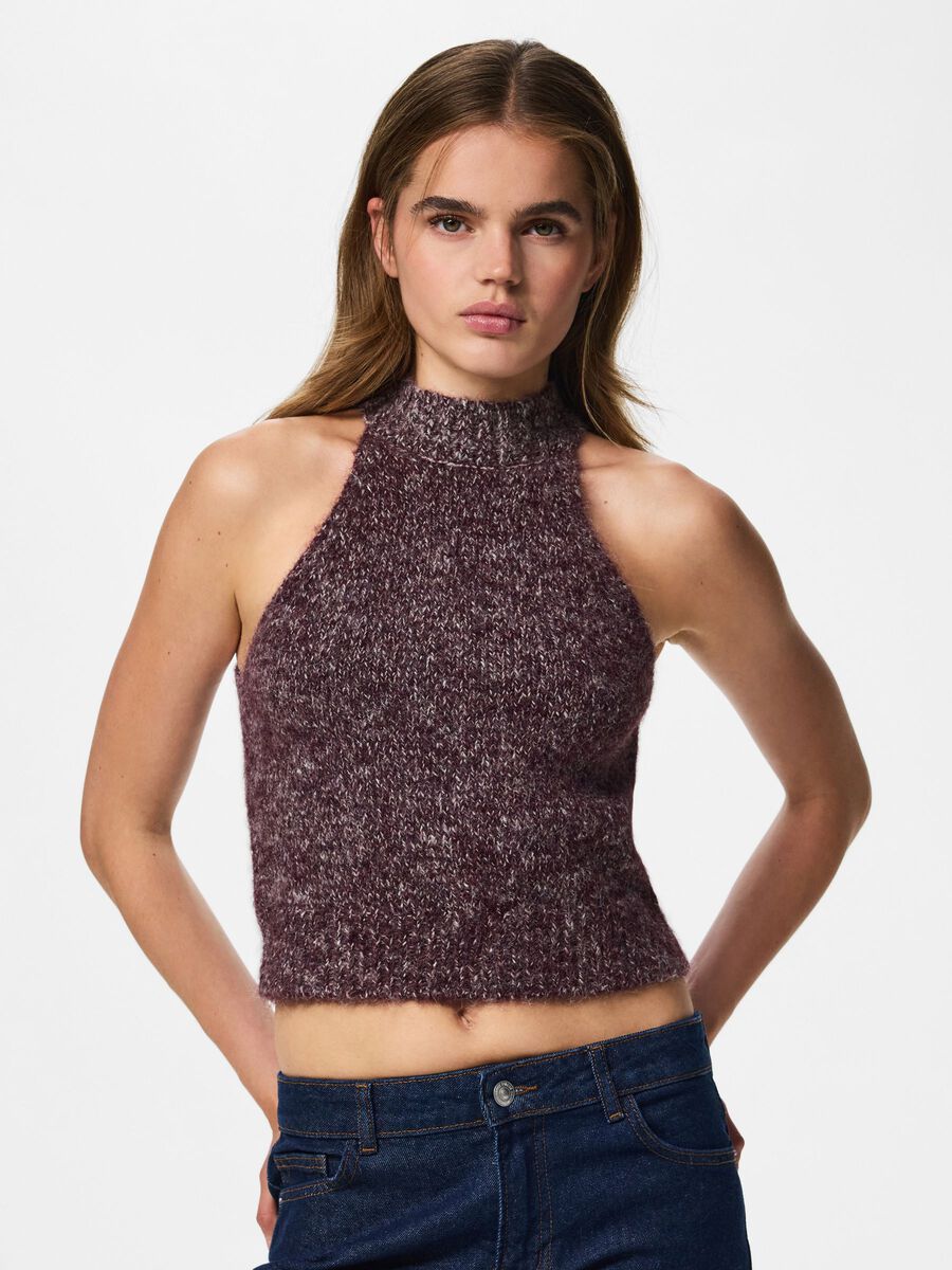 Product carousel image 1 PCSOFTCRUSH KNITTED TOP, Winetasting